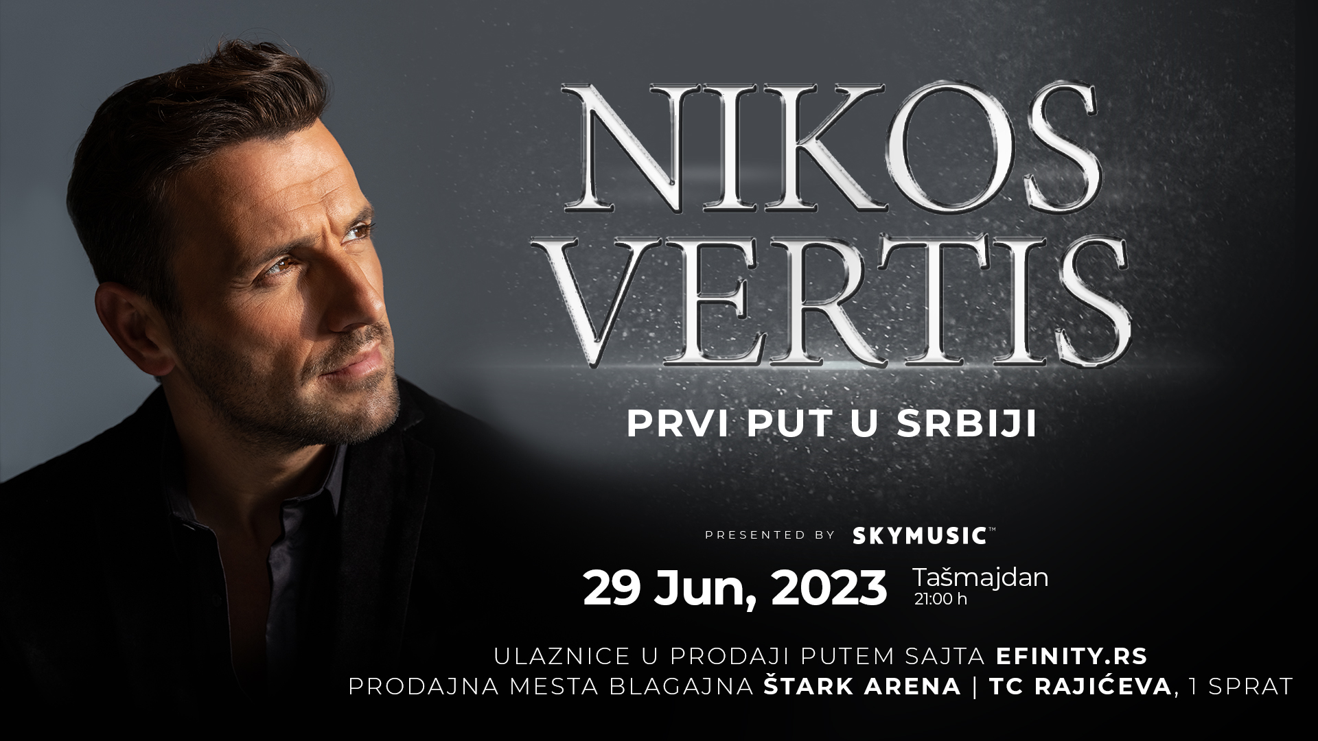 Nikos Vertis at Tasmajdan on June 29